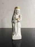 Vierge Marie à l'oiseau couronnée